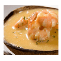 Crema de camarones