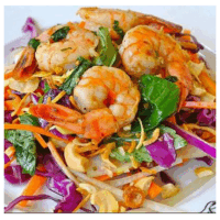 Ensalada de camarones